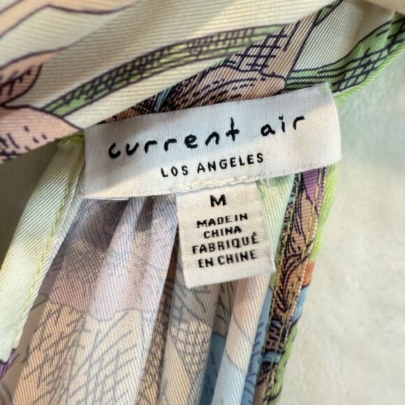 Anthropologie Current Air Dress Floral Patchwork Print Boho Fairy Flowy M - Picture 3 of 7